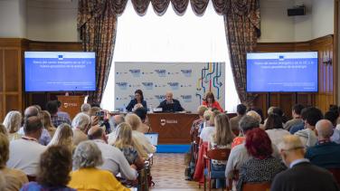 Speakers: Cristina Narbona (First Vice-President of the Spanish Senate), Cristina Lobillo (Director for Energy Policy, European Commission). Moderator: Francisco Fonseca (Professor of International Public Law, Valladolid University)