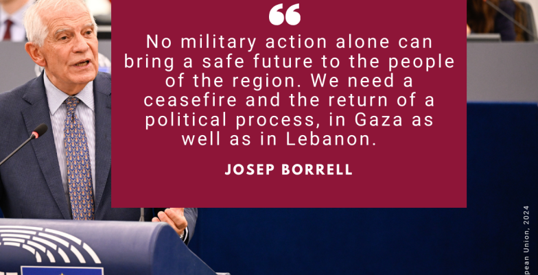Josep Borrell, High Representative of the European Union for Foreign Affairs and Security Policy 