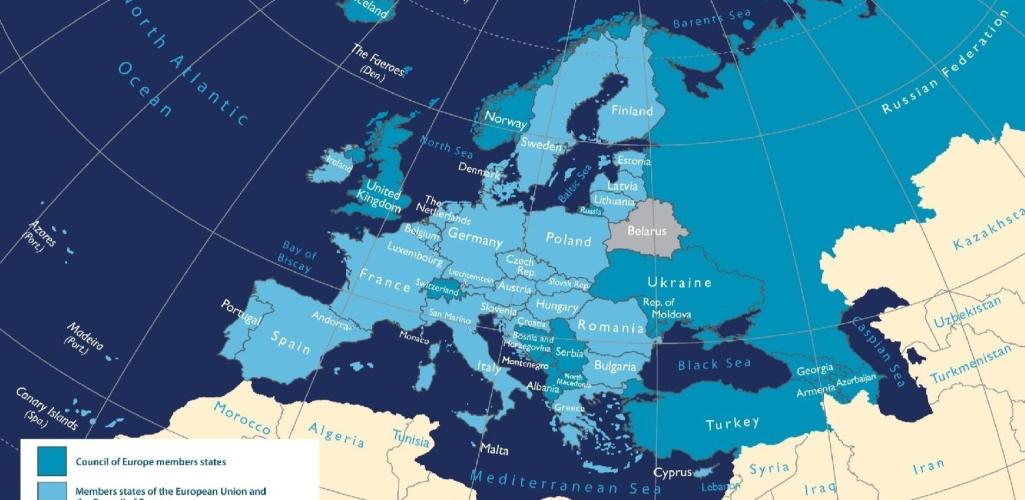 EU / Council of Europe member states | © Council of Europe 2020 | Map for illustrative purposes only